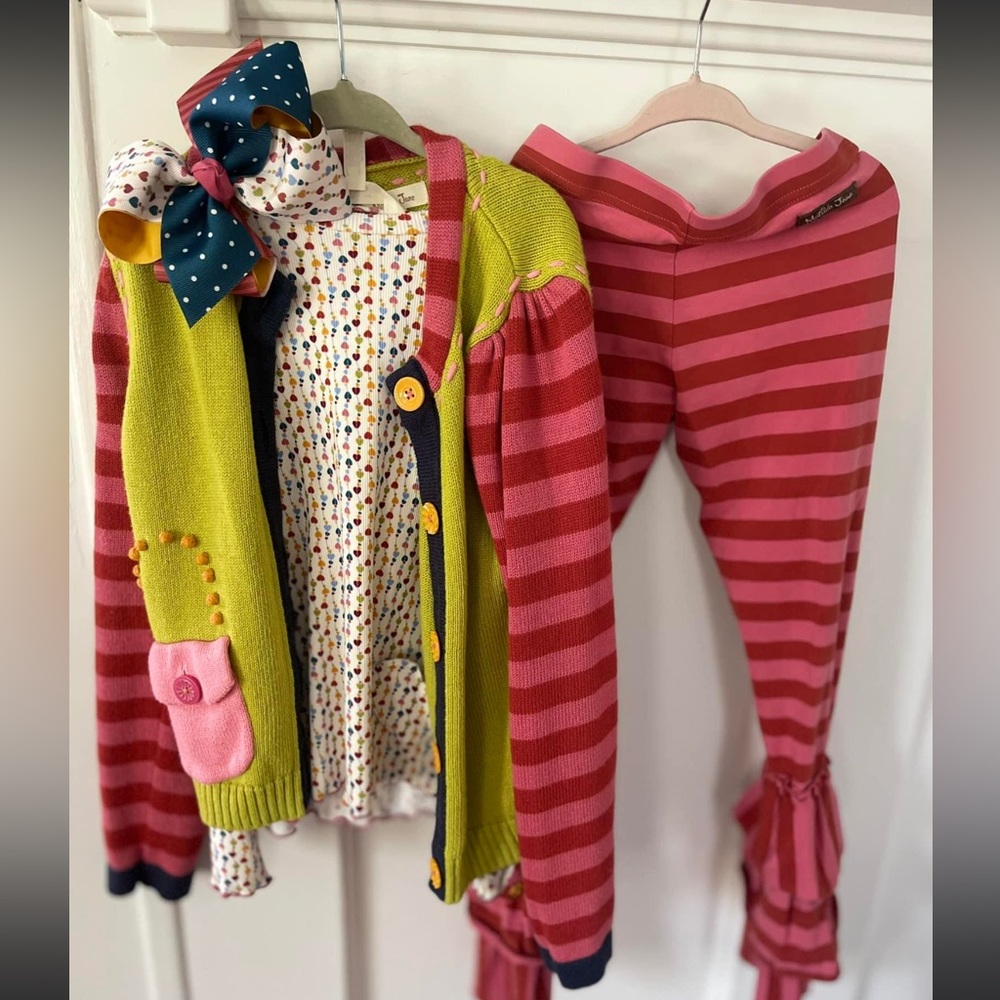 Matilda Jane size 8 outfit with matching bow